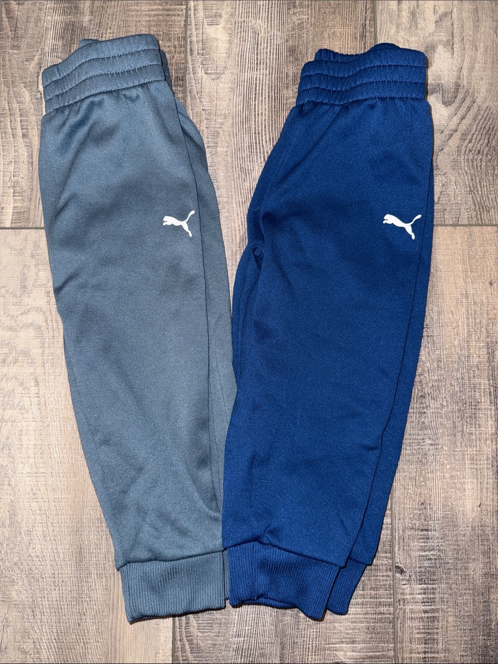 3T Puma Kids' Jogger Set in Navy & Gray with White Puma Logos